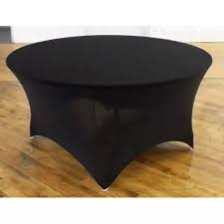 Black Round Tablecloths